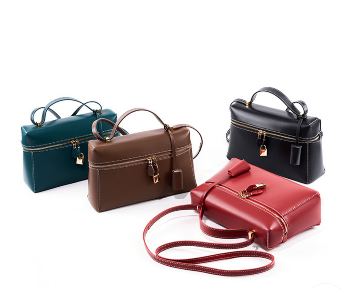 Sac carré en cuir véritable vachette Camili