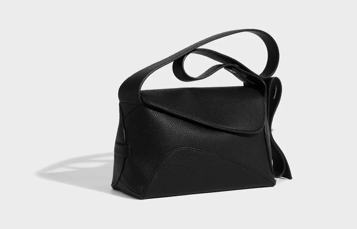 Sac en cuir véritable noire kendy