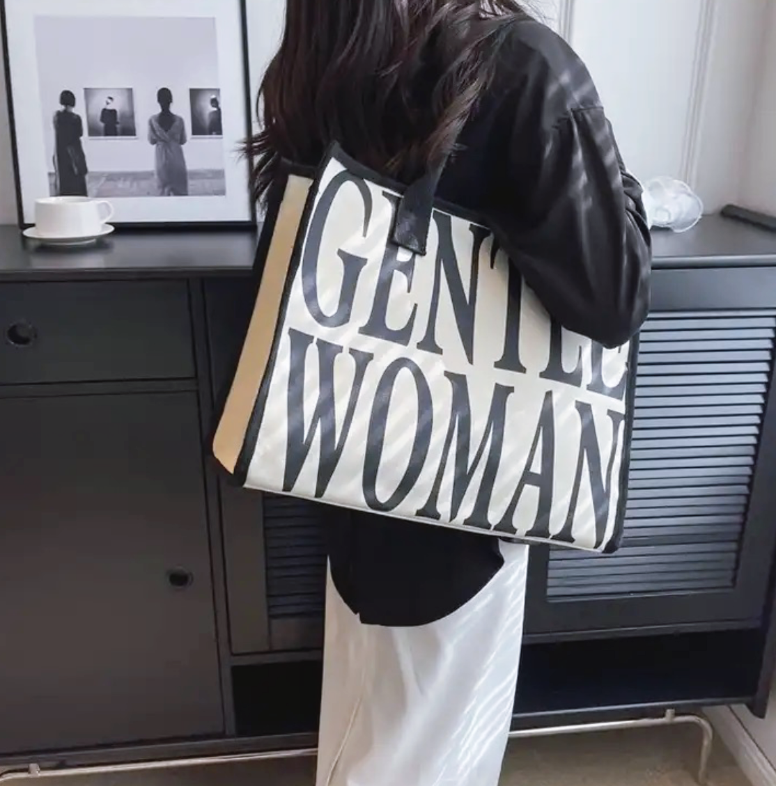 Sac gentle woman en toile zip