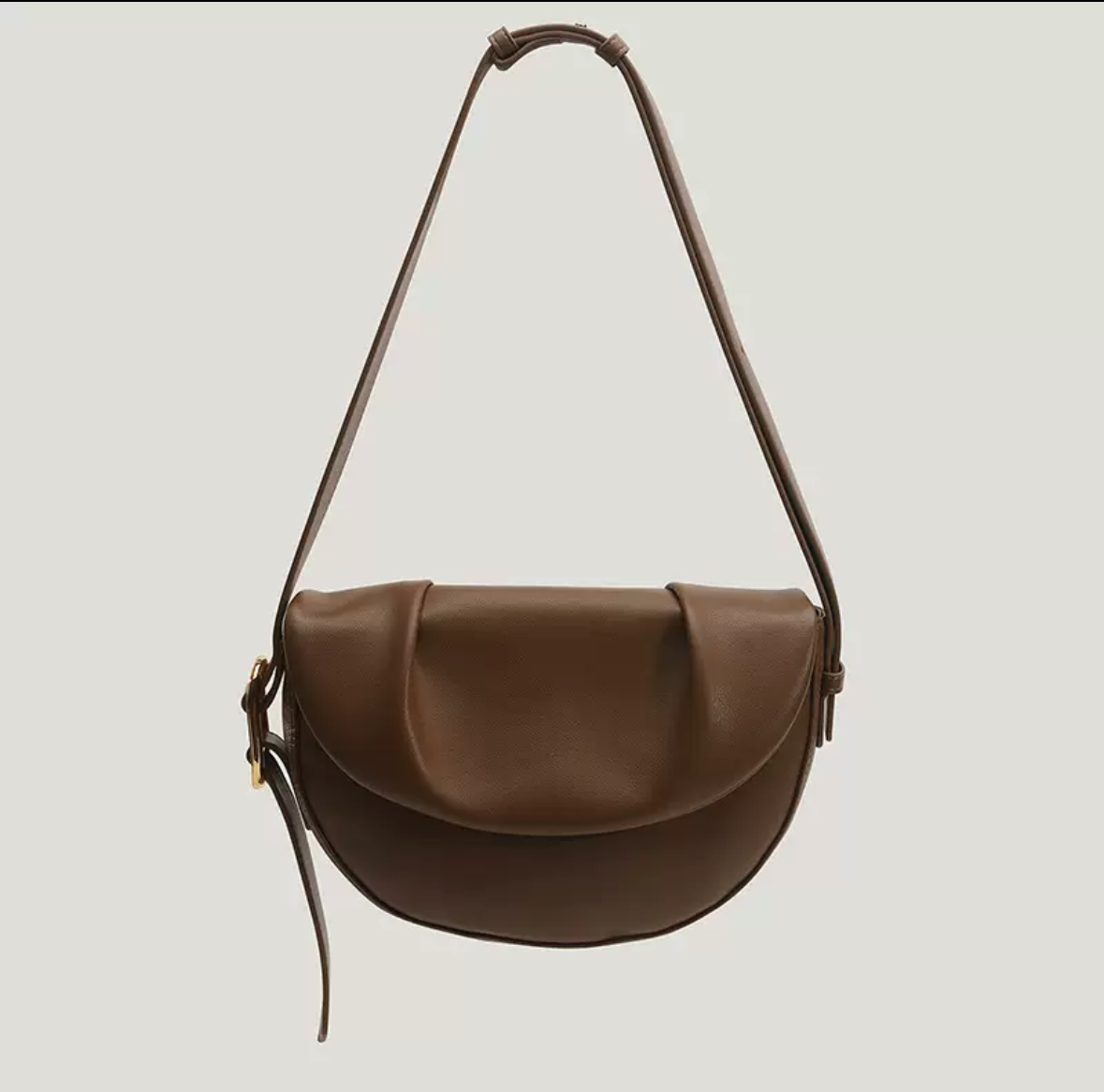 Sac bandoulière en cuir véritable elena