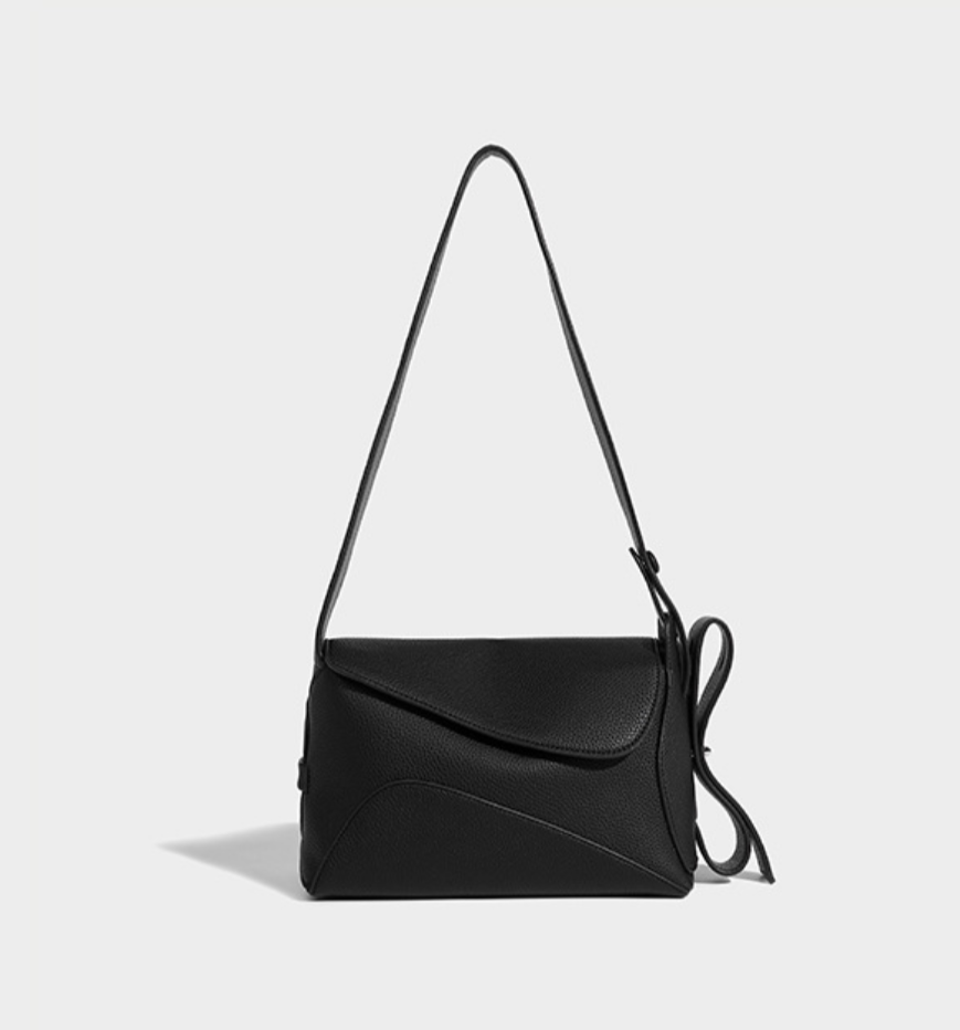 Sac en cuir véritable noire kendy