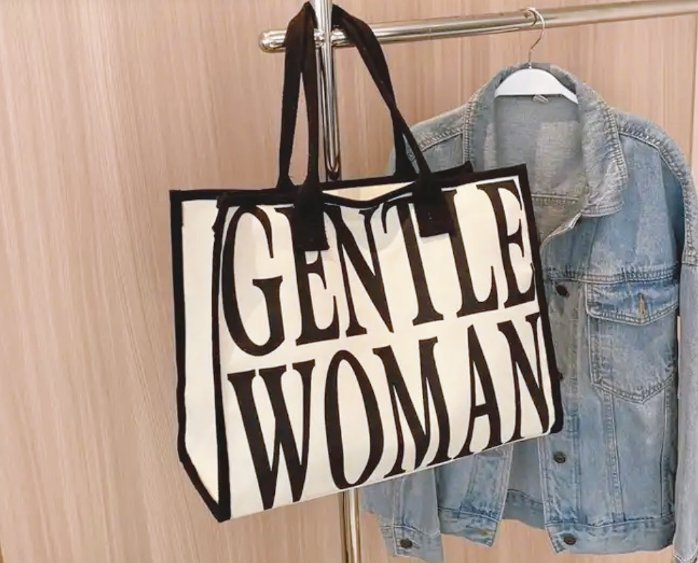 Sac gentle woman en toile zip