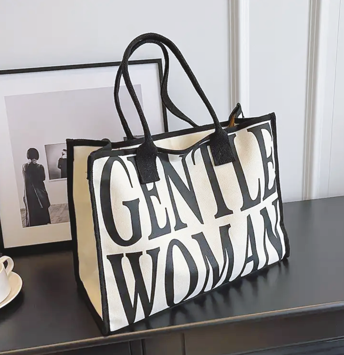 Sac gentle woman en toile zip